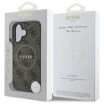 iphone 166 - Guess "PU Leather 4G Colored Ring MagSafe Case iPhone 16" Brown - 2 nuotrauka