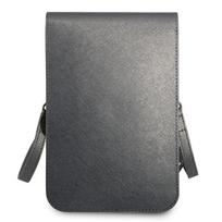 rankine telefonui - Guess "PU Saffiano Triangle Logo Phone Bag" Grey - 2 nuotrauka