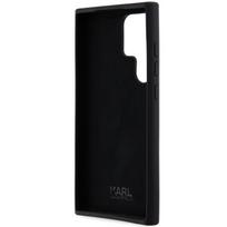 s23 ultra deklas - Karl Lagerfeld "Silicone Choupette Metal Pin Case for Samsung Galaxy S23 Ultra" Juodas (Black) - 3 nuotrauka