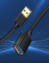 usb prailginimo - Ugreen 10368B USB 3.0 prailginimo kabelis (moteriškas) - USB 3.0 (vyriškas) 1 m Juodas (Black) - 5 nuotrauka