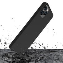 telefonas iphone pro max 12 - 3MK "Silicone Case iPhone 12 Pro Max" Black - 3 nuotrauka
