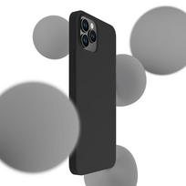 telefonas iphone pro max 12 - 3MK "Silicone Case iPhone 12 Pro Max" Black - 4 nuotrauka