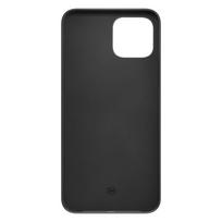 telefonas iphone pro max 12 - 3MK "Silicone Case iPhone 12 Pro Max" Black - 6 nuotrauka