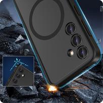 samsung galaxy s24 ultra case - Tech-Protect Magmat MagSafe Dėklas Samsung Galaxy S24 Ultra - Juodas (Black) - 3 nuotrauka