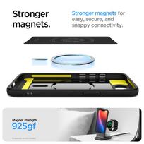apple 17e - Spigen Rugged Armor MagSafe dėklas iPhone 16e - Juodas (Black) - 3 nuotrauka