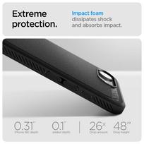 apple 17e - Spigen Rugged Armor MagSafe dėklas iPhone 16e - Juodas (Black) - 4 nuotrauka