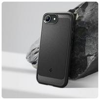 apple 17e - Spigen Rugged Armor MagSafe dėklas iPhone 16e - Juodas (Black) - 6 nuotrauka