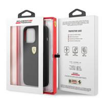 liquid metal - Ferrari FESSIHCP13LBK Liquid Silicone Metal Logo Case for iPhone 13 Pro/ 13 6,1 - 2 nuotrauka