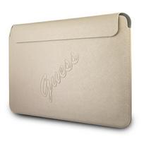 laptop dekl - Guess Original Laptop Sleeve Saffiano Script GUCS13PUSASLG 13" Gold - 5 nuotrauka