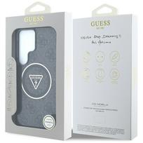 magsafe s25 ultra - Guess "4G Glitter Triangle Buttons MagSafe Case Galaxy S25 Ultra" Black - 2 nuotrauka