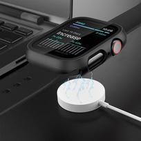 telefonas - Tech-Protect Defense360 grūdinto stiklo dėklas Apple Watch 10 (46mm) Skaidrus (Clear) - 4 nuotrauka
