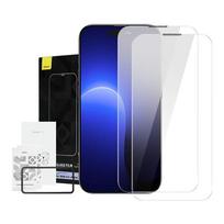 iphone 14 pro ekranas - Baseus "Crystal Tempered Glass Dust-proof 0.3mm iPhone 14 Pro" (2pcs) - 8 nuotrauka