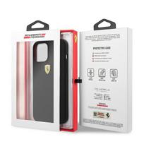 telefonas iphone pro max 12 - Ferrari On Track Silicone dėklas iPhone 12 Pro Max Juodas (Black) - 2 nuotrauka