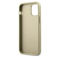 iphone 12 mini dekliukas - Guess "GUHCP12SIGLGO Iridescent Case iPhone 12 Mini" Gold - 4 nuotrauka