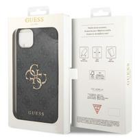apple iphone 6 - Guess "GUHCP15S4GMGGR 4G Metal Gold Logo iPhone 15" Grey - 2 nuotrauka