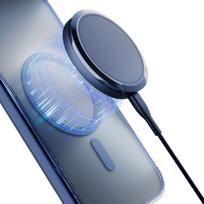 iphone 15 pro telefonai - Apple iPhone 15 Pro Max - 3mk Frosty MagCase Blue - 7 nuotrauka