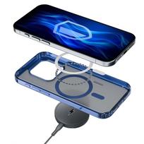 iphone 15 pro telefonai - Apple iPhone 15 Pro Max - 3mk Frosty MagCase Blue - 9 nuotrauka