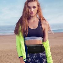 sportinis telefono deklas - Tech-Protect M3 Universal Sport Waist Bag - Black - 5 nuotrauka