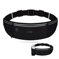 sportinis telefono deklas - Tech-Protect M3 Universal Sport Waist Bag - Black - 9 nuotrauka