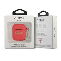 apple airpods ausines - Guess GUA2LSCHSR Silicone Case for Airpods / Airpods 2 Red - 2 nuotrauka