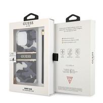 iphone 13 pro max deklai - Guess "GUHCP13XKCABBK Camo Strap Hard Case iPhone 13 Pro Max" Black - 2 nuotrauka
