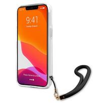 iphone 13 pro max deklai - Guess "GUHCP13XKCABBK Camo Strap Hard Case iPhone 13 Pro Max" Black - 5 nuotrauka