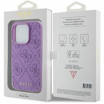 deklas iphone 15 pro guess - Guess "Leather 4G Stamped iPhone 15 Pro Max" Light Purple - 2 nuotrauka