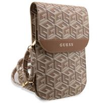 rankine telefonui - Guess "PU G Cube Phone Bag" Brown - 4 nuotrauka