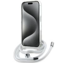 telefono deklas iphone 14 pro max - Karl Lagerfeld iPhone 14 Pro Max IML Choupette Head & Cord MagSafe dėklas - Skaidrus (Transparent) - 4 nuotrauka