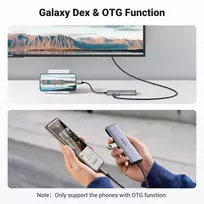 usb 2.0 to hdmi adapter - Ugreen, USB-C to 2x USB 3.0, HDMI, RJ45 - 4 nuotrauka
