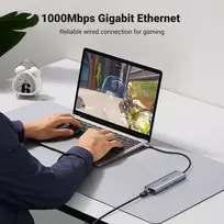 usb 2.0 to hdmi adapter - Ugreen, USB-C to 2x USB 3.0, HDMI, RJ45 - 5 nuotrauka