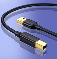 usb a type to usb b - Ugreen US135 USB 2.0 A Male to USB 2.0 B Male - 9 nuotrauka