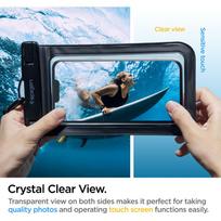 telefonu deklai - Spigen "Shield A601 Universal Waterproof Case" Black - 7 nuotrauka