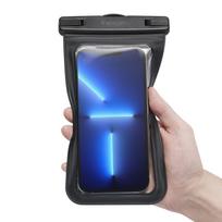 telefonu deklai - Spigen "Shield A601 Universal Waterproof Case" Black - 10 nuotrauka