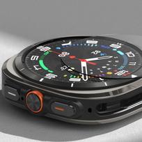 galaxio - Ringke Slim ir grūdinto stiklo dėklas + stiklo rinkinys Samsung Galaxy Watch Ultra (47mm) Juodas (Black) - 6 nuotrauka