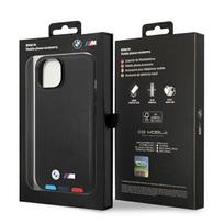 iphone 7 plus deklas - Apple iPhone 14 Pro BMW odinis dėklas Stamp Tricolor MagSafe (BMHMP14L22PTDK) juodos spalvos - 2 nuotrauka