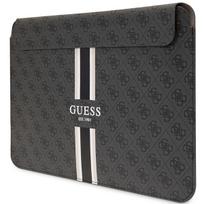 krepsys nesiojamam kompiuteriui 16 - Guess PU 4G Printed Stripes Computer Sleeve 16" Black - 4 nuotrauka