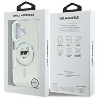 telefono deklas karl lagerfeld - Karl Lagerfeld "IML Metal Choupette Head MagSafe iPhone 16" White - 2 nuotrauka