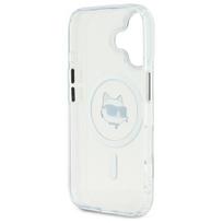 telefono deklas karl lagerfeld - Karl Lagerfeld "IML Metal Choupette Head MagSafe iPhone 16" White - 3 nuotrauka