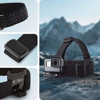 laikiklis - Tech-Protect GA100 Galvos Laikiklis GoPro / DJI Juodas (Black) - 5 nuotrauka