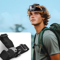 laikiklis - Tech-Protect GA100 Galvos Laikiklis GoPro / DJI Juodas (Black) - 7 nuotrauka