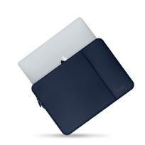 deklas 15 coliu - Tech-Protect Neoprene Laptop Case 15-16" - Navy Blue - 9 nuotrauka