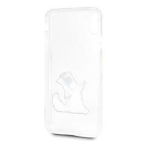 iphone xs deklas - Karl Lagerfeld Choupette Fun Back Case For Apple iPhone XS Max Transparent - 3 nuotrauka