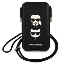 karl lagerfeld ikonik - Karl Lagerfeld "Karl Lagerfeld Choupette Head Saffiano PU Pouch L" Black - 2 nuotrauka
