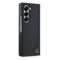 z fold 6 - Mercedes "Leather Wood Imitation MagSafe Case Galaxy Z Fold 6" Black - 4 nuotrauka