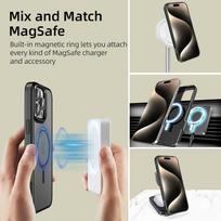 apple iphone 16 - Tech-Protect "MagMat Magsafe Case iPhone 16 Pro" Matte Black - 3 nuotrauka