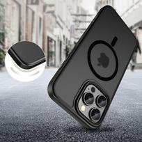 apple iphone 16 - Tech-Protect "MagMat Magsafe Case iPhone 16 Pro" Matte Black - 5 nuotrauka