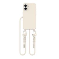 apple iphone 16 - Tech-Protect "Magnecklace MagSafe Case iPhone 16" Latte - 6 nuotrauka