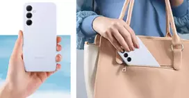 telefonas a55 - Samsung "Silicone Case for Samsung Galaxy A55 Light Blue"(EF-PA556TLEGWW) - 2 nuotrauka