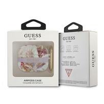 ausines violetines - Guess TPU Flower Print Case for Airpods 3 Purple - 2 nuotrauka